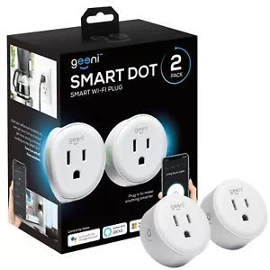 Geeni DOT Smart Wi-Fi Outlet Plug with Voice Control (2 Pack) - Picture 1 of 7