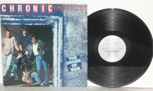 CHRONIC DISORDER Drums Of War LP Posh Boy PB 154 VG+ Punk Rock Vinyl PLAYS WELL - Picture 1 of 3