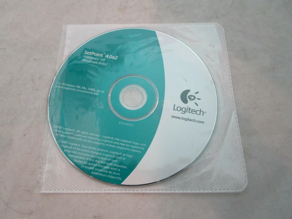 Logitech SetPoint 4.0a2 CD-ROM Windows XP Wiindows Vista CD-ROM - Image 1 of 1