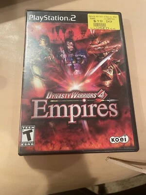 PlayStation 2 dynasty warriors 4 Empires 手册和游戏包括 状况良好 — 第 1/3 张图片