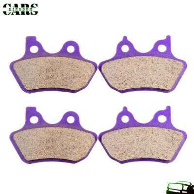 Front+Rear Performance Carbon fiber Brake Pads for Harley Davidson Fatboy - Image 1 of 4