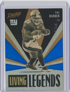 2021 Panini Prestige - Living Legends Tiki Barber #LL-24 196/249 Blu XTRA PUNTI - Foto 1 di 1