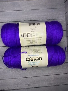 Iris de hilo suave Caron Simply 2 madejas 6 oz - Imagen 1 de 1
