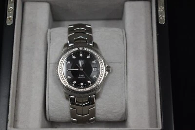 Tag Heuer Link Wj1117-0 negro con diamantes Foto 1 de 4