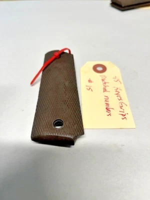 1911 Keyes Colt 45 Bakelite Grips Keyes Star Government Model Star number 15 - Image 1 of 4