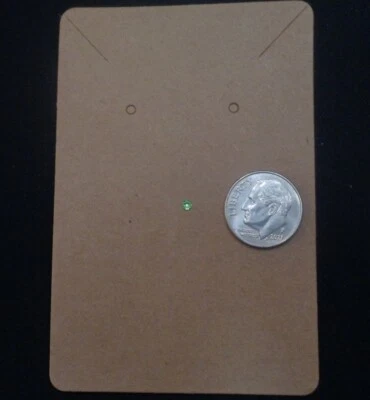 Магнитные гвоздики для носа Peridot граненые кристаллы Swarovski с плоской поверхностью 2 мм - Изображение 1 из 4