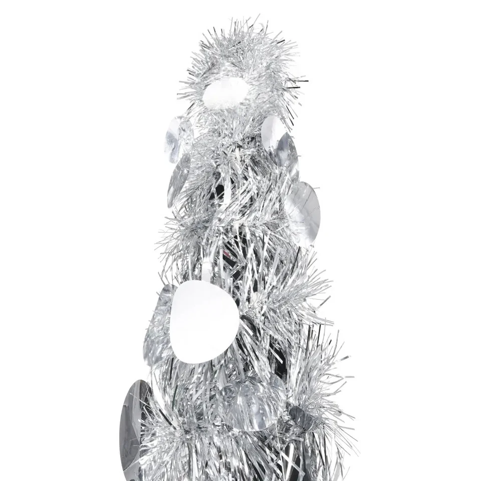 Albero di Natale Artificiale Apribile Argento 180 cm PET 099home - Immagine 1 di 1