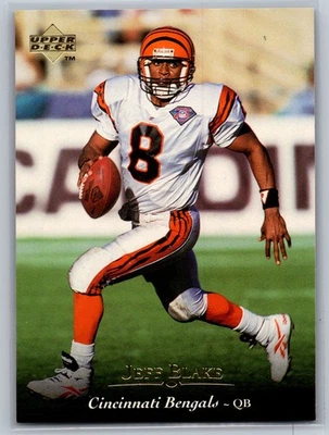 1995 Upper Deck #190 Jeff Blake Electric Silver - Image 1 of 2