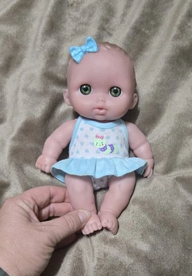 Jc Toys Lil Cuties All Vinyl Posable Baby Doll 8 Inch - Image 1 of 4