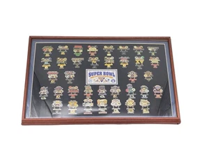 Set spille da bavero commemorative NFL Super Bowl 1-36 RARO Peter David set ufficiale - Foto 1 di 11