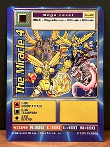 Digimon the Movie (2000) - The Miracle 4 - DM-02 Holo Promo TCG Digi Battle - Picture 1 of 3