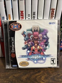 Phantasy Star Online Sega Dreamcast 2001 CIB W/ Sonic Adventure 2 Demo Free Ship