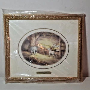 Thomas Kinkade "Warten auf den neugeborenen König", Gold gerahmt 13" x15", #1461/2950 - Bild 1 von 8