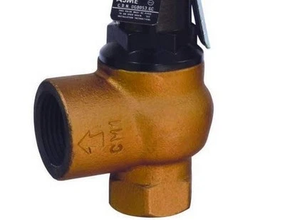 Cash Acme 19497-0075 1/2" Brass F-95 Pressure Relief Valve 75 PSI NPT - Image 1 of 4