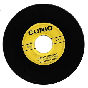 Sam Wright Group Green Onions Curio 45 1962 Soul / Billy King & The Jacks - Picture 1 of 2