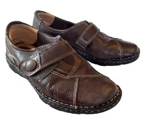 Earth Origins Evelyn Brown Leather/Suede Shoes Size 8 Wide  Mint Condition - Picture 1 of 5