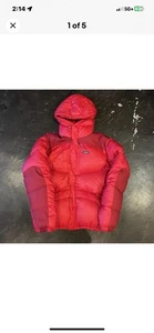 PATAGONIA 800 PRO HIMALAYAN DOWN PARKA EUC RED  XL OVERSTUFFED THICK GOOSE DOWN - Picture 1 of 12