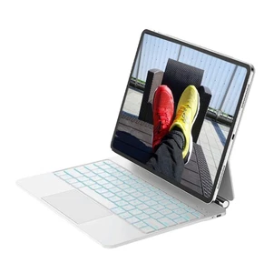 Keyboard/Trackpad/Case for iPad Pro 13" - M4 2024+ - Backlit - White - Picture 1 of 5