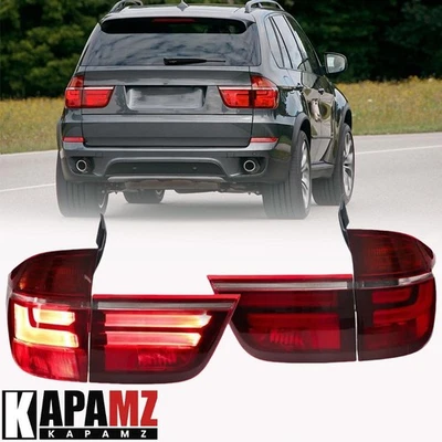 Luz trasera LED luces traseras freno para BMW E70 X5 2007-2012 2013 izquierda+derecha 4 piezas Foto 1 de 4