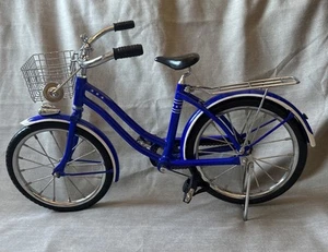 American Girl Doll Molly’s Blue Bicycle Cruiser ritirata piacevole co. - Foto 1 di 5