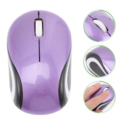 Kabellose Mini- Kleines WLAN Usb-drahtlos Stumm Funkmaus Computermaus Neu - Bild 1 von 4