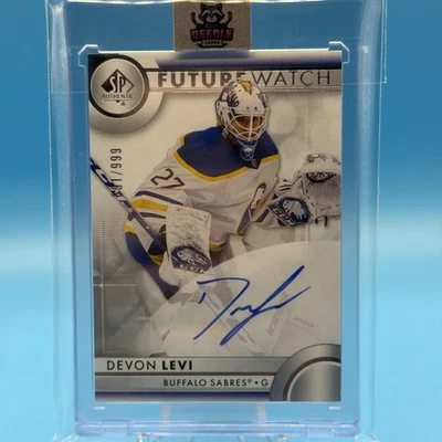 2023 SP AUTHENTIC #103 DEVON LEVI AUTO RC FUTURE WATCH ROOKIE /999 - Image 1 of 2