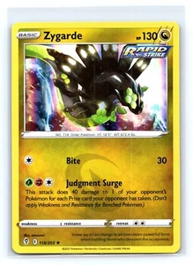Pokemon SWSH07: Evolving Skies #118/203 Zygarde Holo Rare tcg - Picture 1 of 2