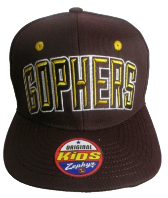 Minnesota Gophers Hat Youth Kids aprox 4 to 6 Zephyr NCAA Snapback Cap - Image 1 of 4