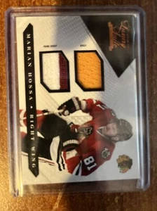 2010-11 Panini Luxury Suite Marian Hossa Prime Dual GU Jersey 3 Colors 005/150 - Picture 1 of 2