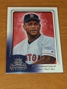 RED SOX RICKEY HENDERSON 2003 DONRUSS DIAMOND KINGS #14