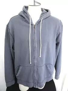 J. Felpa con cappuccio girocollo full zip grigio cotone manica lunga uomo XL - Foto 1 di 10