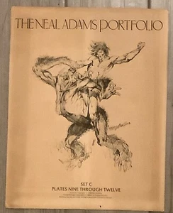The Neal Adams Portfolio Set C Plates Nine Through Twelve - wy - Imagen 1 de 5