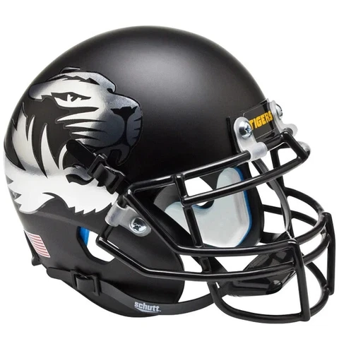 MISSOURI / MIZZOY TIGERS NCAA SCHUTT AUTHENTIC FOOTBALL MINI HELMET - NEW Cover