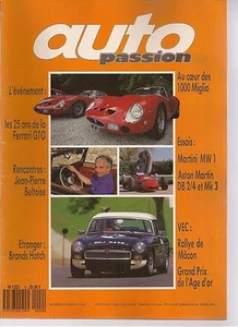 AUTO PASSION 9 MARTINI MW1 F3 ASTON MARTIN DB2/4 MK3 FERRARI 250 GTO PORSCHE 917 - Imagen 1 de 1