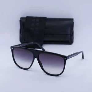 New Isabel Marant IM 0009/S 0807 9O Shiny Black/Grey Gradient 61-11-145 Sungl... - Picture 1 of 6