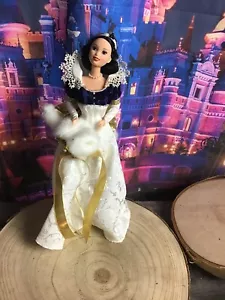Disney Barbie 1998 Holiday Princess Mattel Edizione Speciale Bianco Neve - Foto 1 di 3