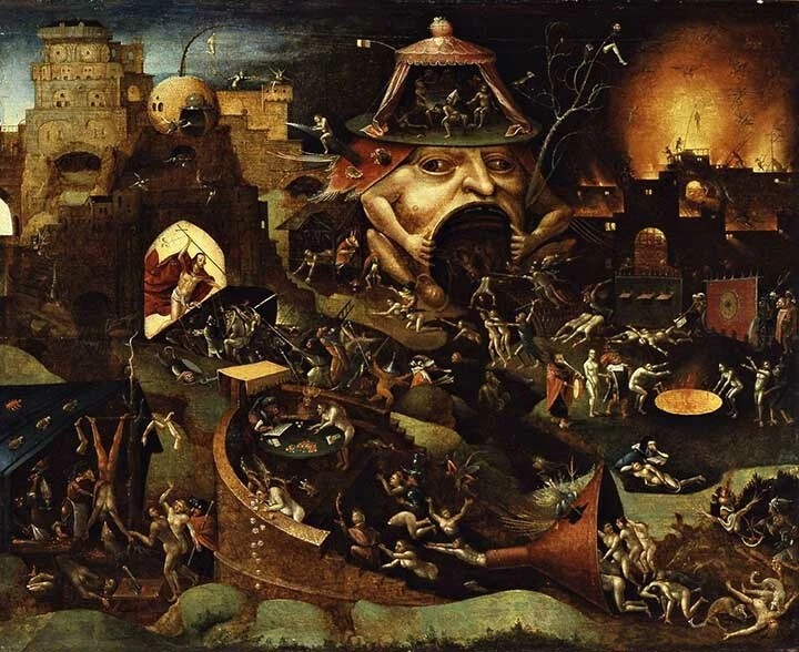 Heironymus Bosch : Hell : 1504 : Archival Quality Art Print  - Image 1 of 1