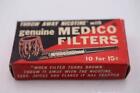 New old stock *10 FOR 15 CENTS* BOX ART Vintage Medico Pipe Filters, Box Filter