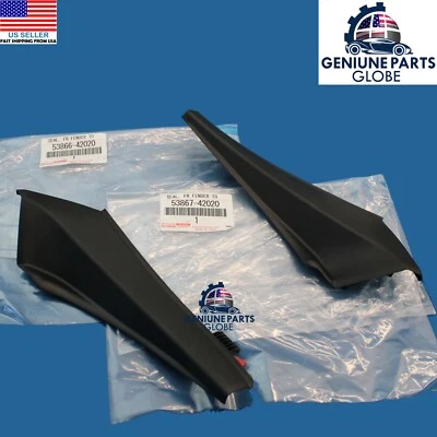 JUEGO DE SELLOS LATERALES CAPÓ GUARDABARROS DERECHO E IZQUIERDO ORIGINAL TOYOTA 2013-2018 RAV4 Foto 1 de 4