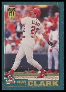 2001 Topps #104 Will Clark Cardenales de San Luis - Imagen 1 de 1