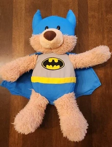 Gund Batman DC Comics Teddy Bear Malone Plush Stuffed Animal Blue Cape 13" - Picture 1 of 8