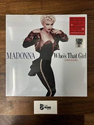 Madonna WHO'S THAT GIRL (SUPER CLUB MIX) Limited RSD 2022 New RED Color Vinyl EP Foto 1 de 2