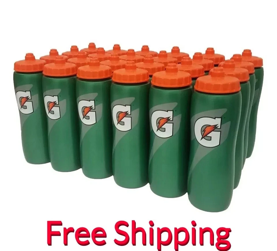 Pack of 100 gatorade squeeze sports water bottle 32 oz