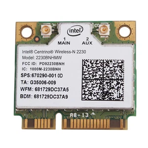 Intel Wireless N 2230BNHMW WIFI BT4.0 PCI-E 670290-001 Combo Card For HP Laptop - Picture 1 of 1