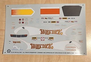 Slixx 1/24th Scale Decal #1098 Ezra Boggs Moby Dick Corvette Funny Car NHRA - Picture 1 of 2
