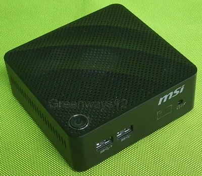 MSI Cubi N Intel N4000 1.10GHz 8GB Ram Silent Fanless Barebones mini PC - Image 1 of 4