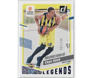 2023-24 Panini Donruss Euroleague Press Proof 07/249 #185 Ekpe Udoh - Picture 1 of 2