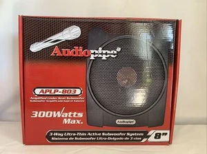 "Sistema de subwoofer Audiopipe APLP-803 8" cerrado activo de bajo perfil 300W máx. - Imagen 1 de 1