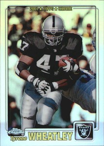 A9106- 2001 Topps Chrome FB Parallel insert Cards -You Pick- 10+ FREE US SHIP