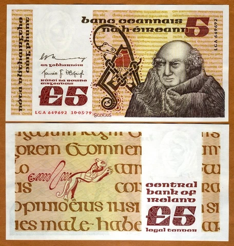 Ireland Republic, 5 pounds, 1979, P-71 (71c), UNC Cover